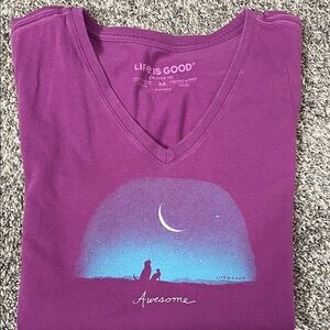Women’s Life Is Good T Shirt
